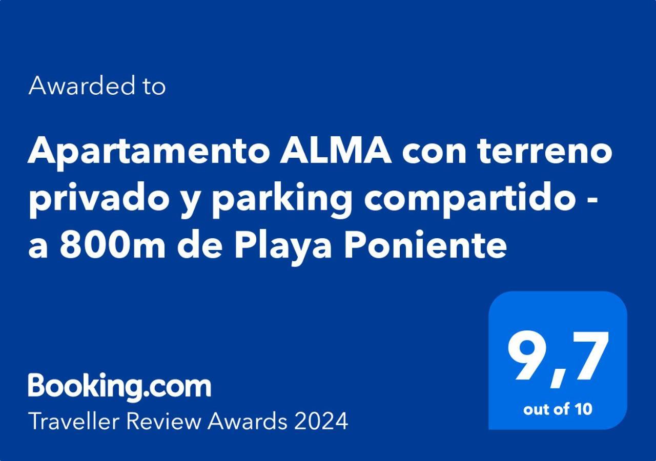 Apartamento Alma Con Terreno Privado Y Parking Compartido - A 800M De Playa Poniente เบนิดอร์ม ภายนอก รูปภาพ
